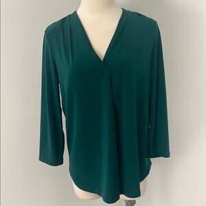 41 Hawthorn Green Blouse with 3/4 Sleeves